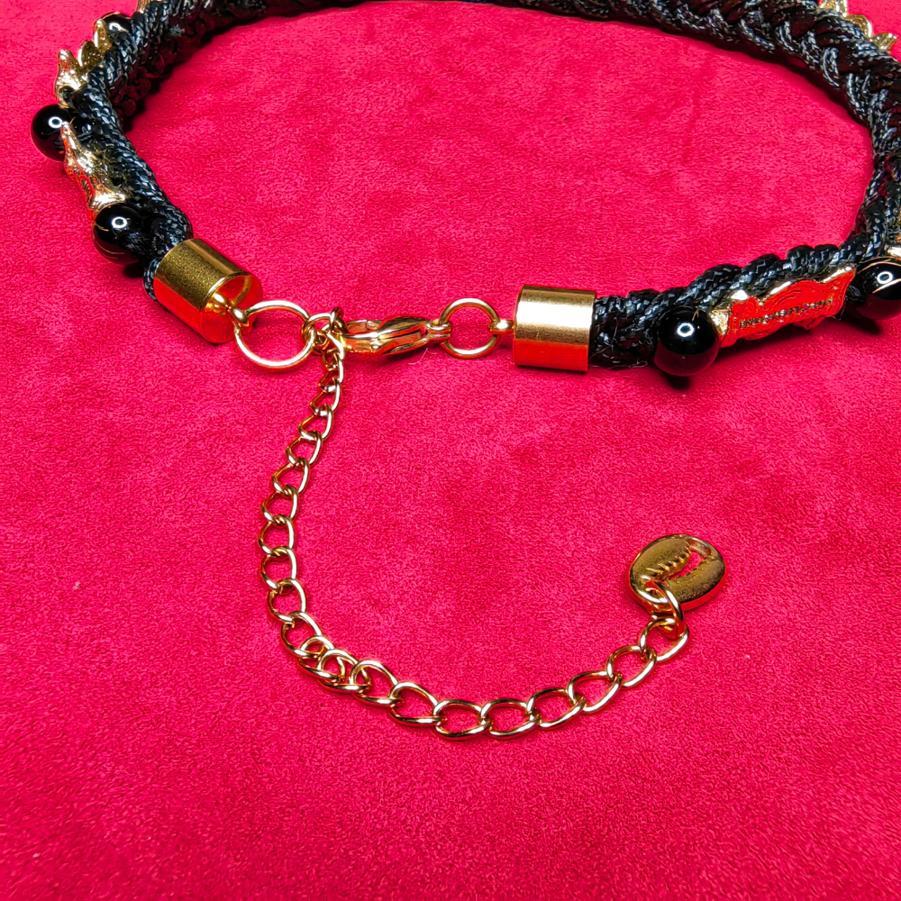 Collier Tressé — Bijoux Akan & Onyx Doré