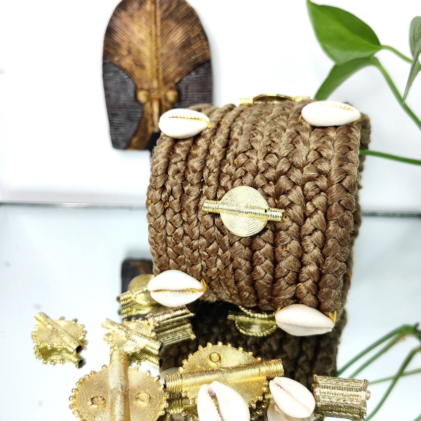 Bracelet pour cheveux en tresse - ROYAL BEIGE