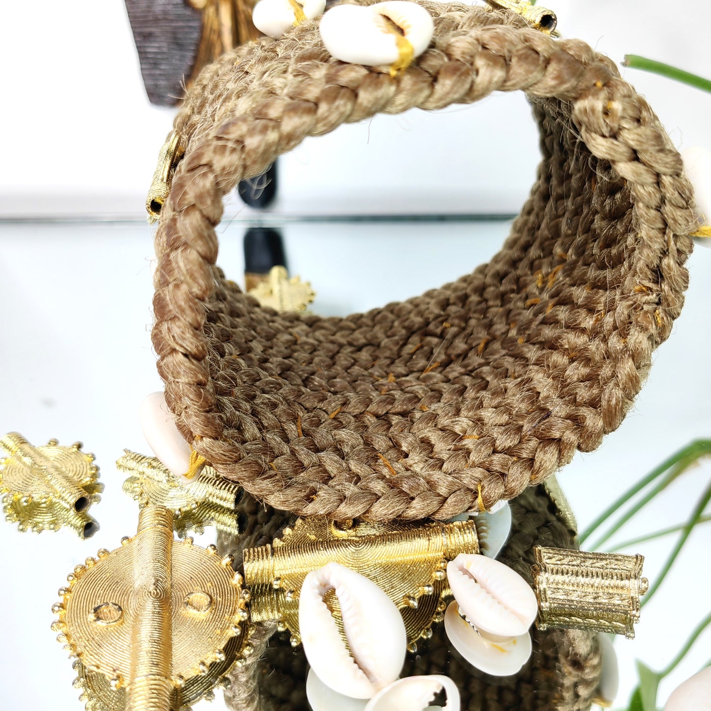 Bracelet pour cheveux en tresse - ROYAL BEIGE