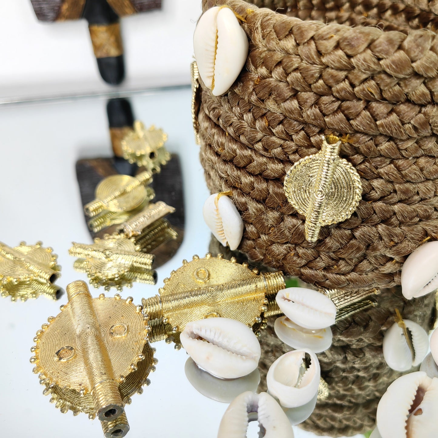 Bracelet pour cheveux en tresse - ROYAL BEIGE