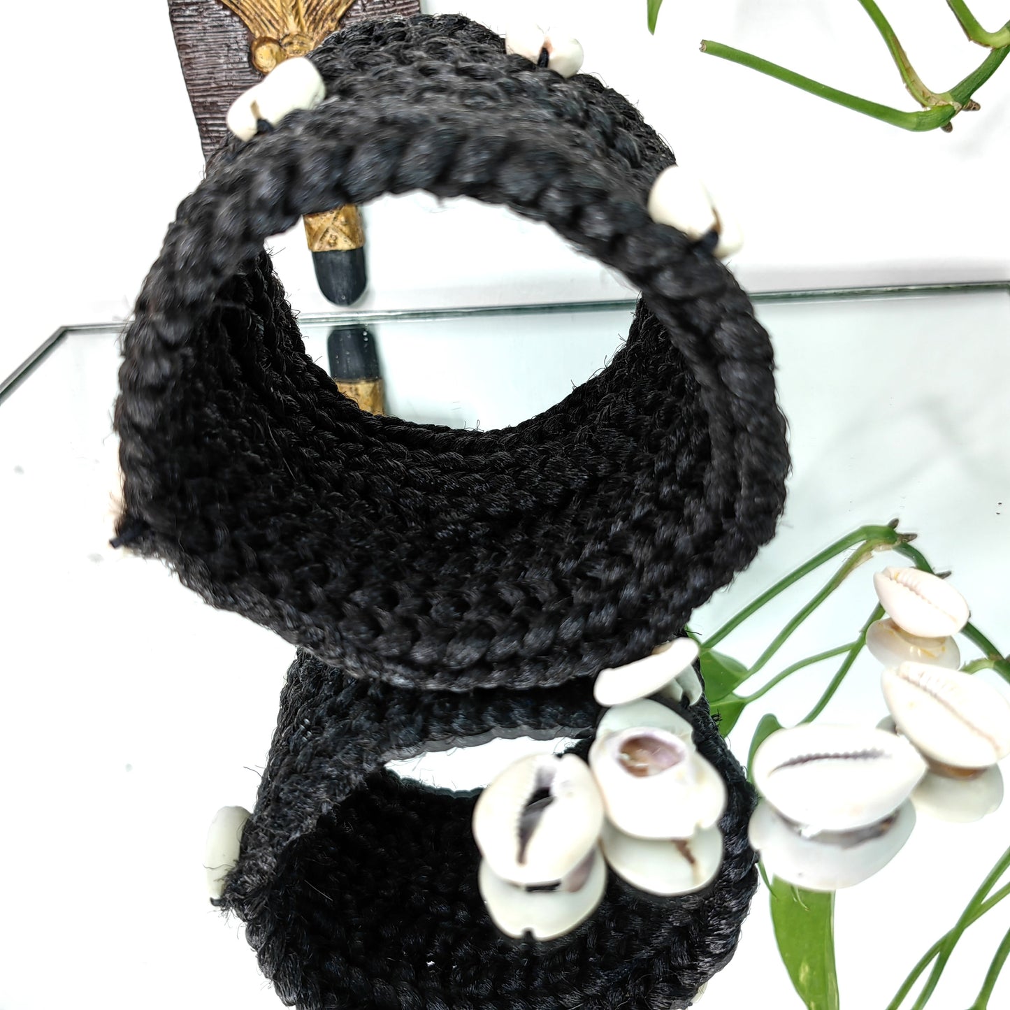 Bracelet pour cheveux en tresse - NOIRE