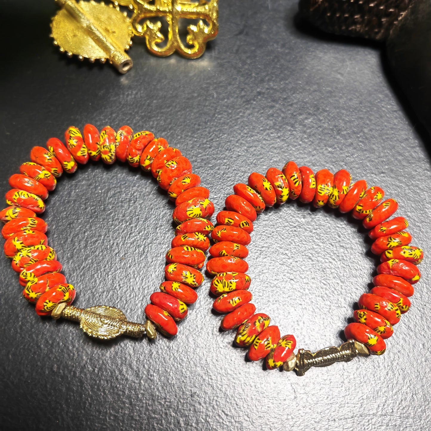 bracelet Krobou "oranginana"