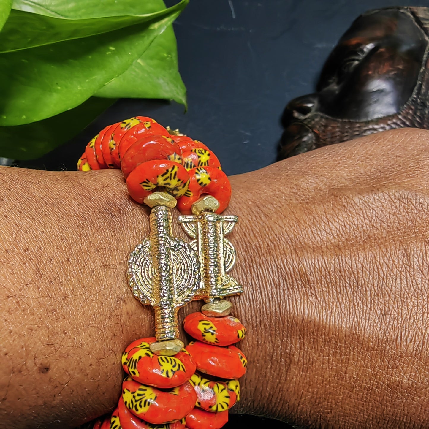 bracelet Krobou "oranginana"