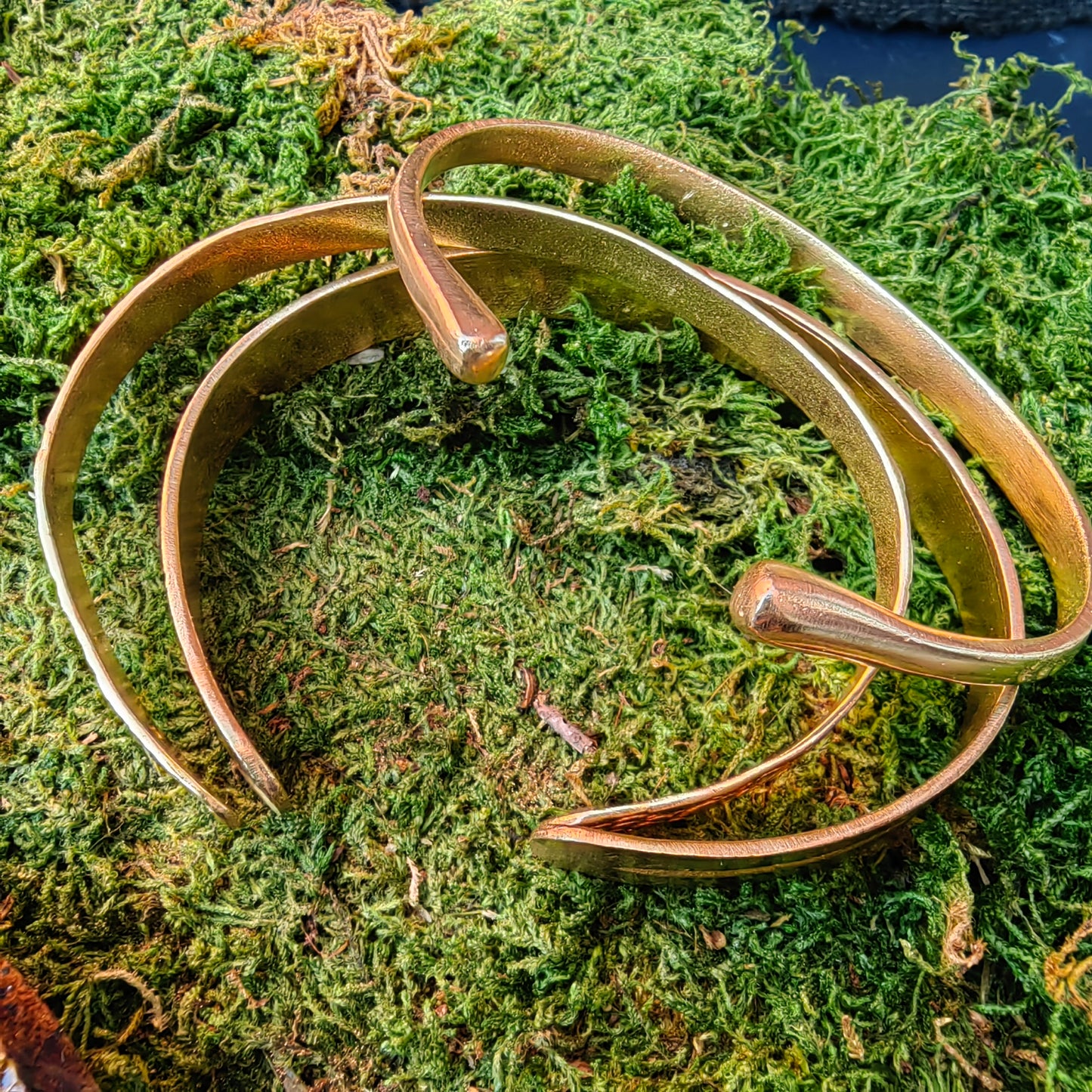 Lot de 3 bracelets en laiton