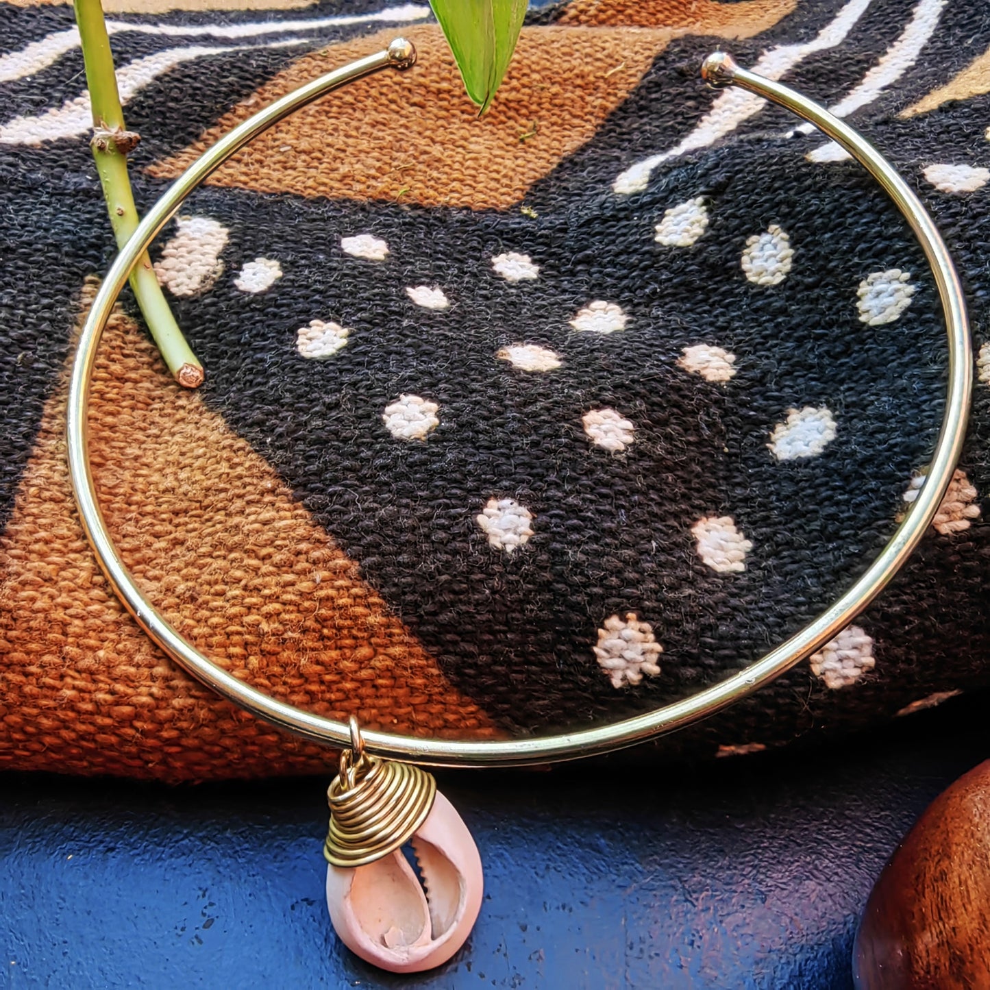 Collier ras de cou - Cauris