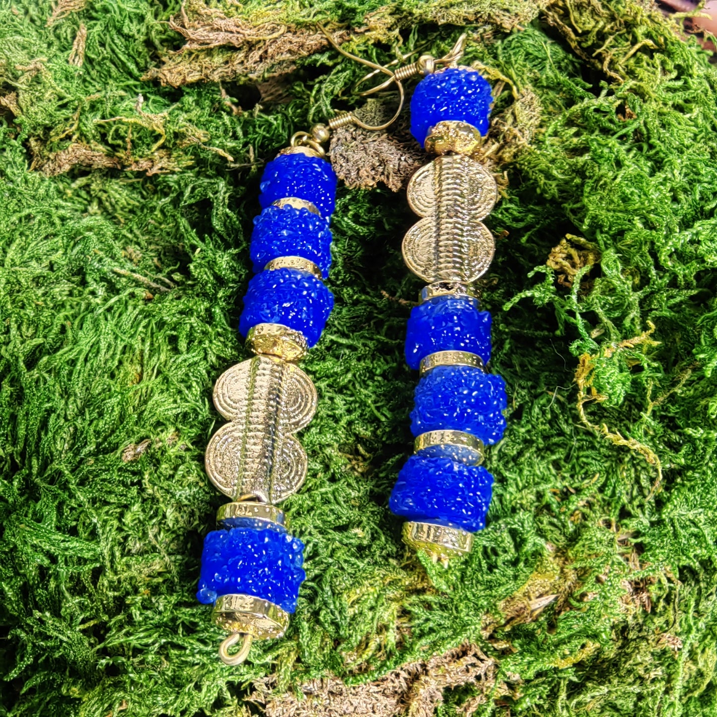 Boucle d'oreille Bleuta "version 1"