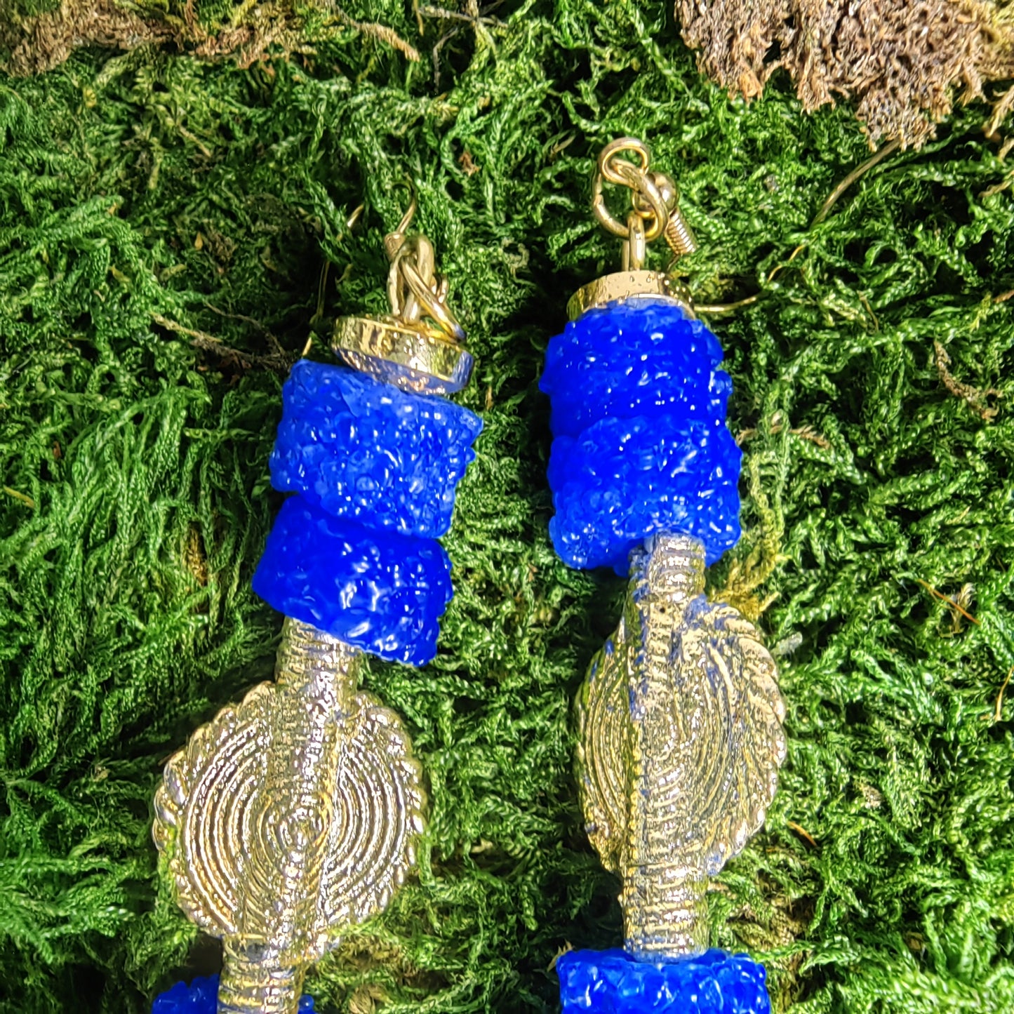Boucle d'oreille Bleuta "version 2"