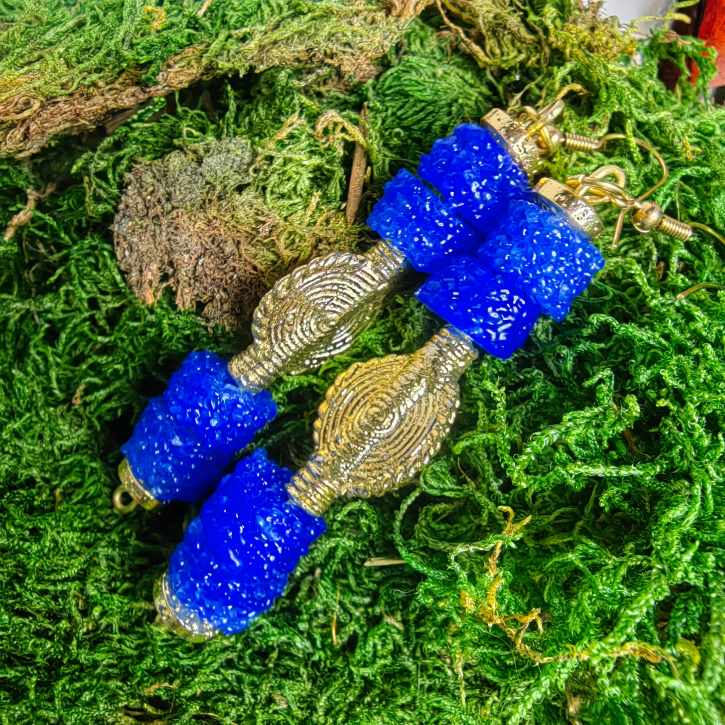 Boucle d'oreille Bleuta "version 2"