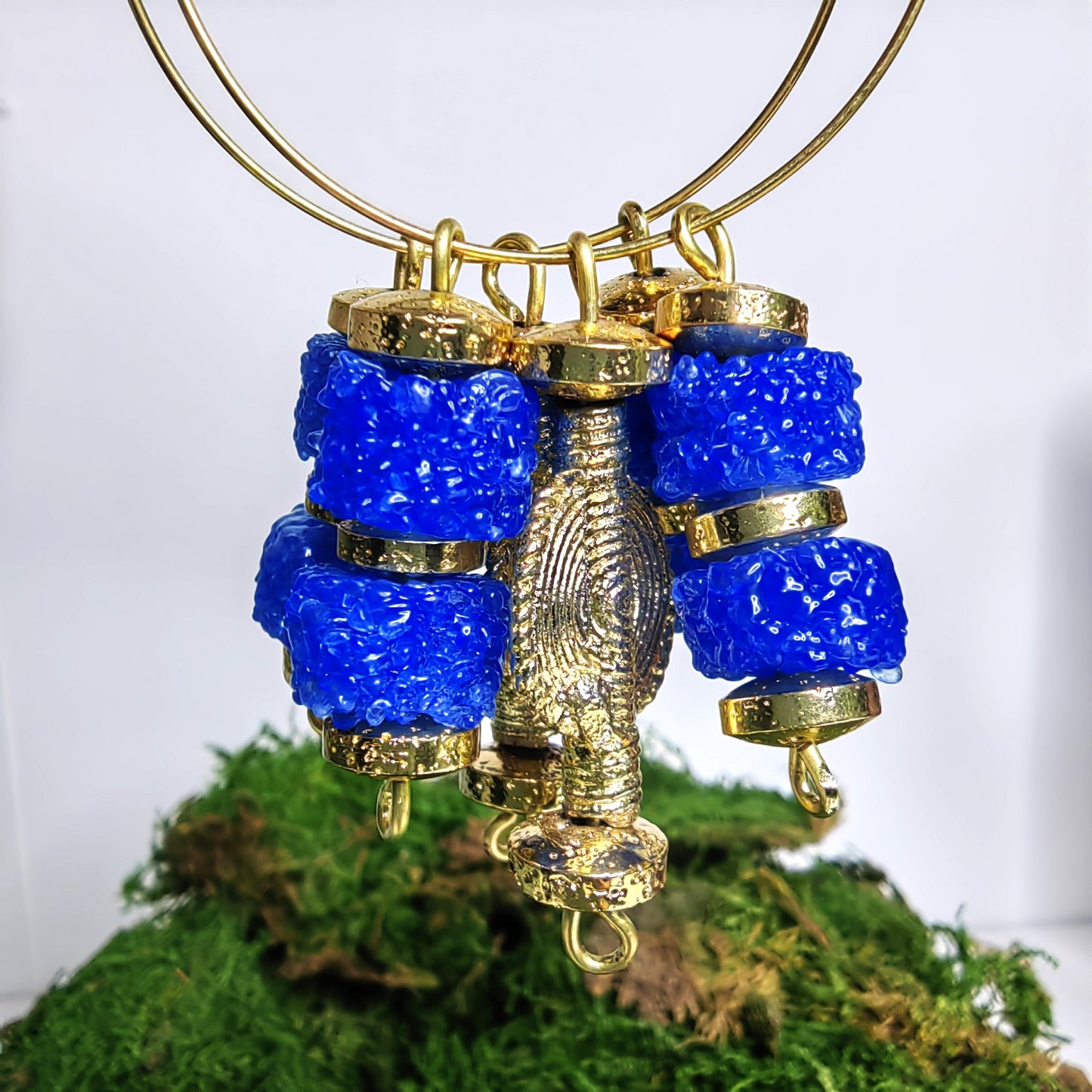 Boucle d'oreille Bleuta "version 3"