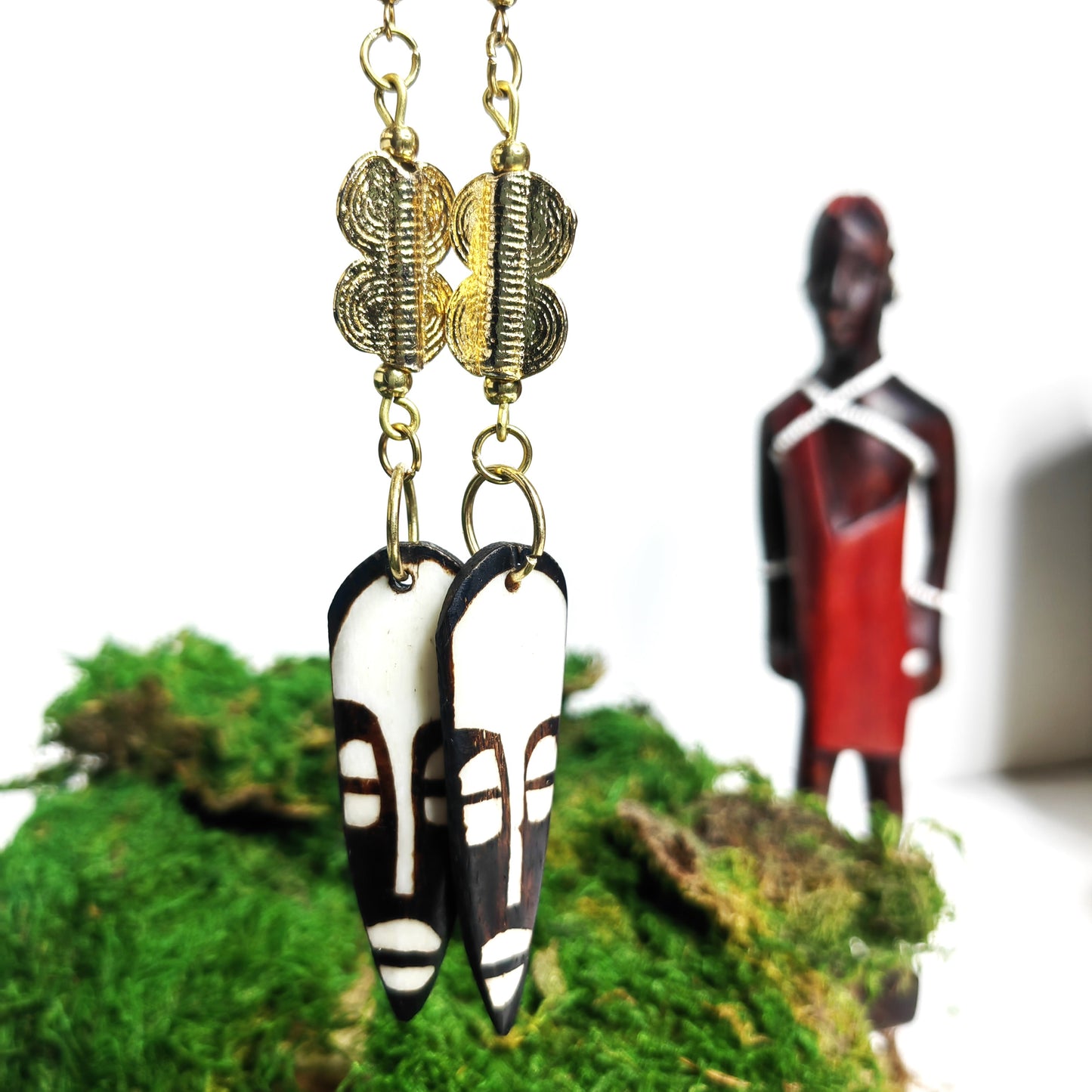 Boucle d'oreille "maskata"