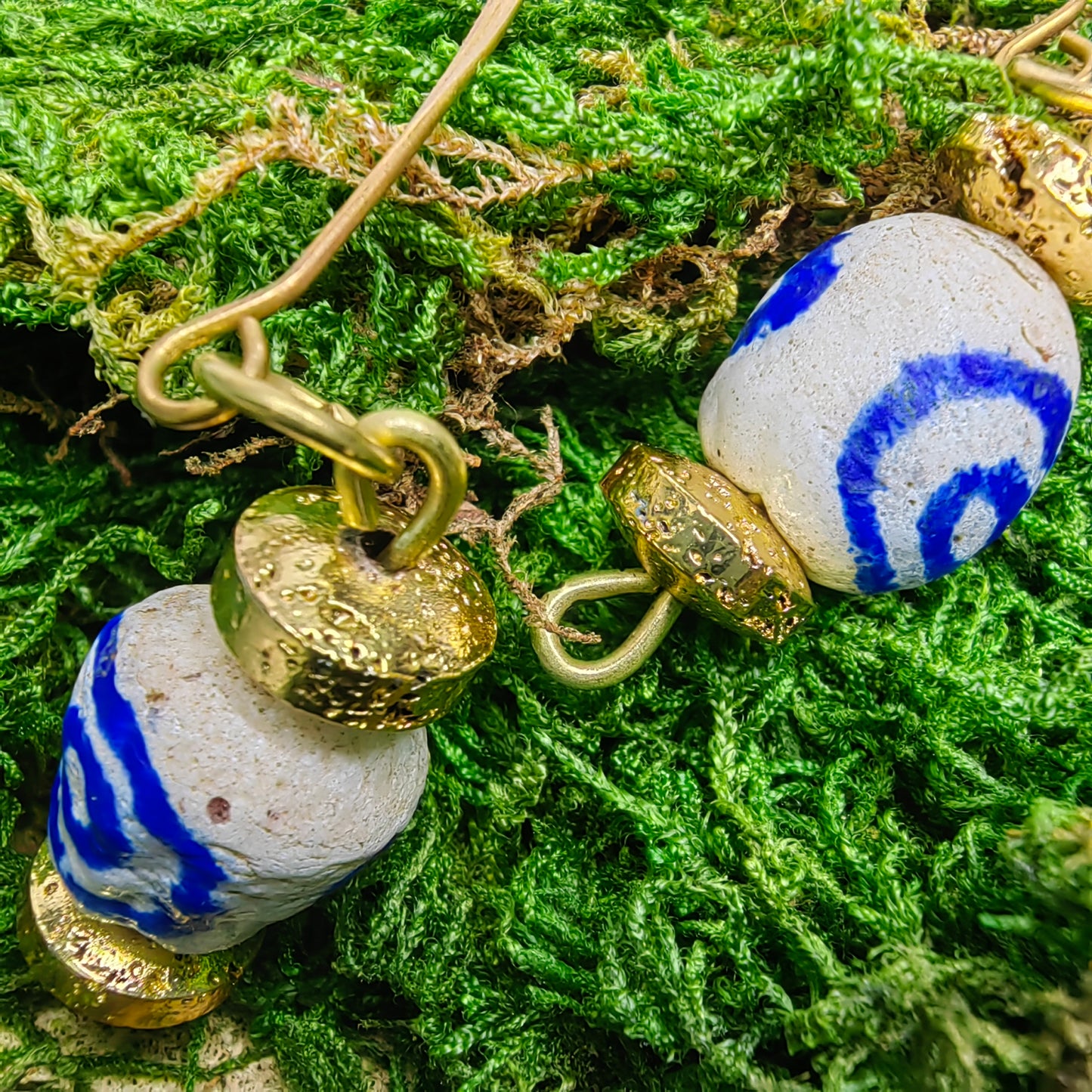 Boucle d'oreille "chacha -marin"