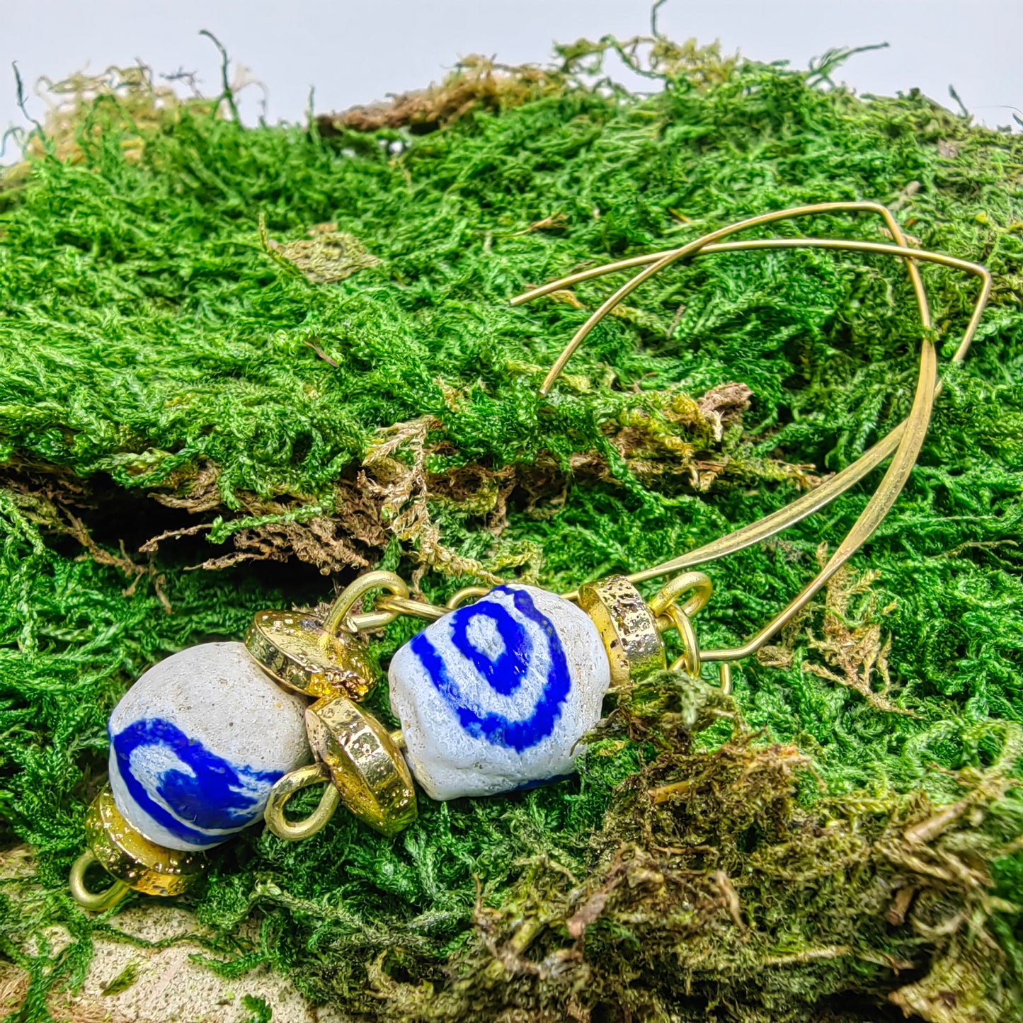 Boucle d'oreille "chacha -marin"