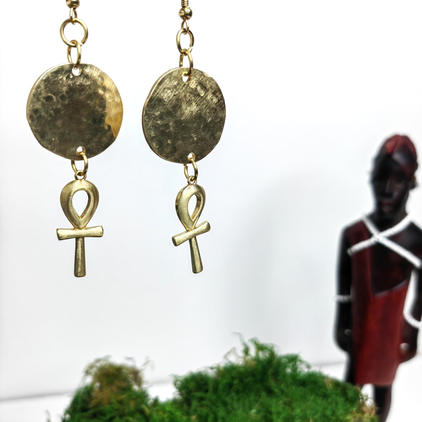 Boucle d'oreille "Ankha rondella"