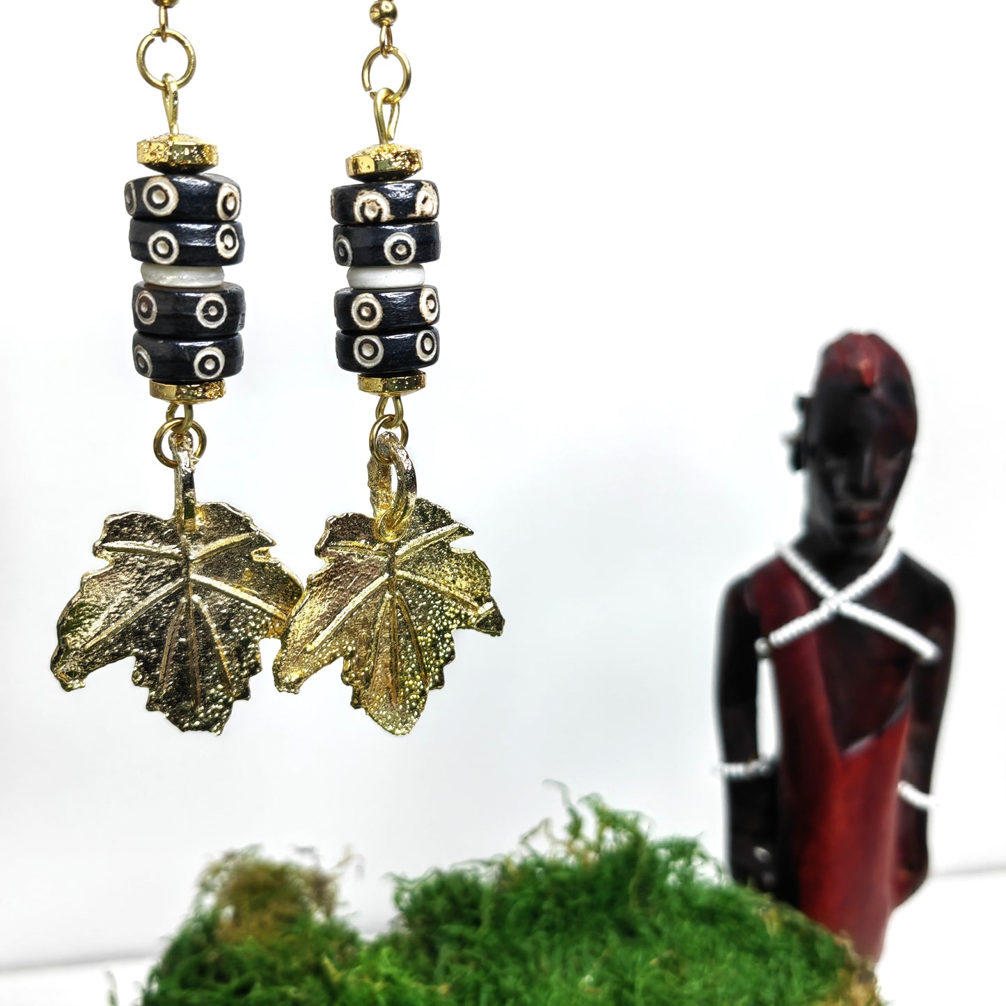 Boucle d'oreille "feuilleta"