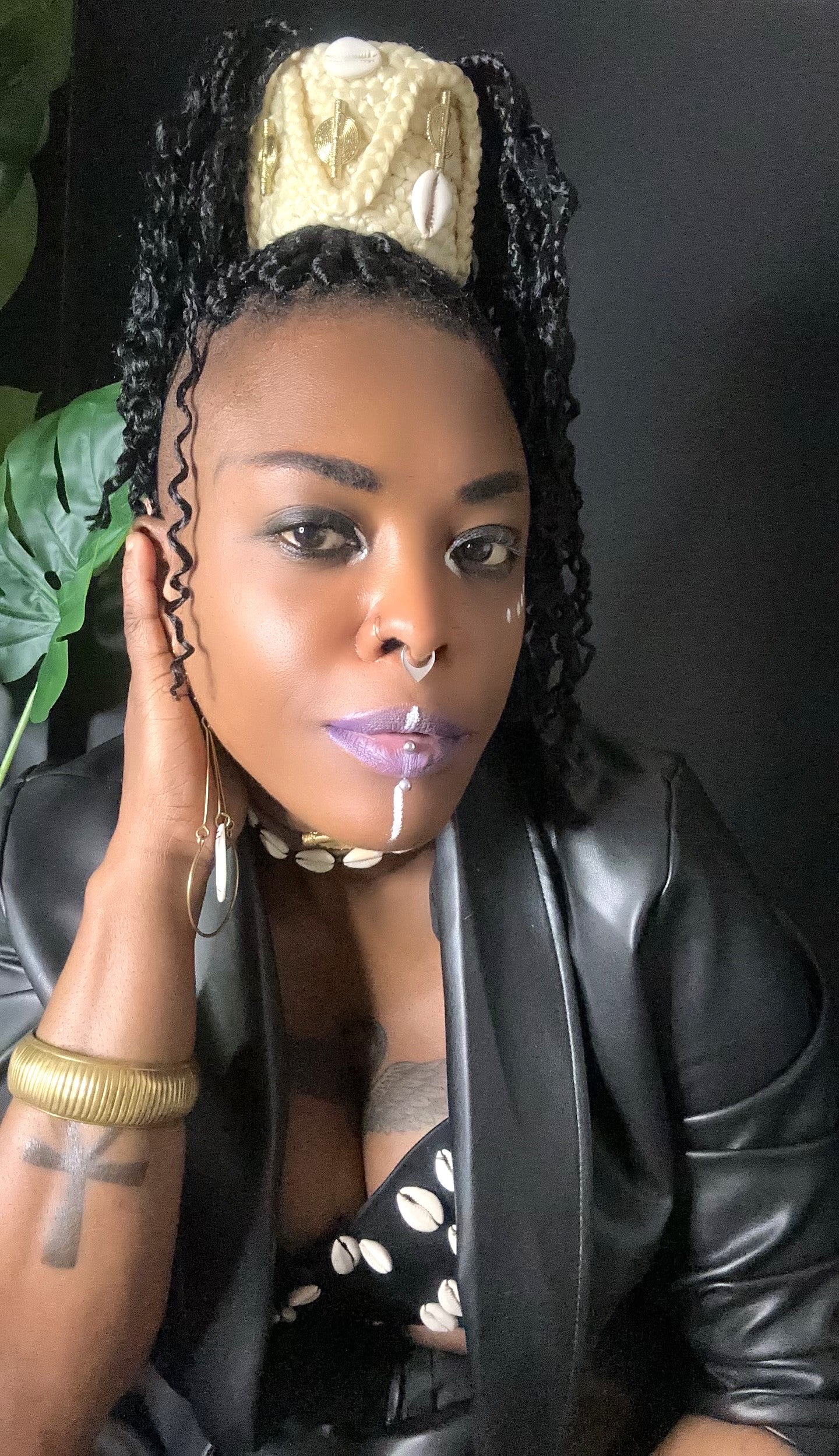 Bracelet pour cheveux en tresse - ROYAL IVOIRE