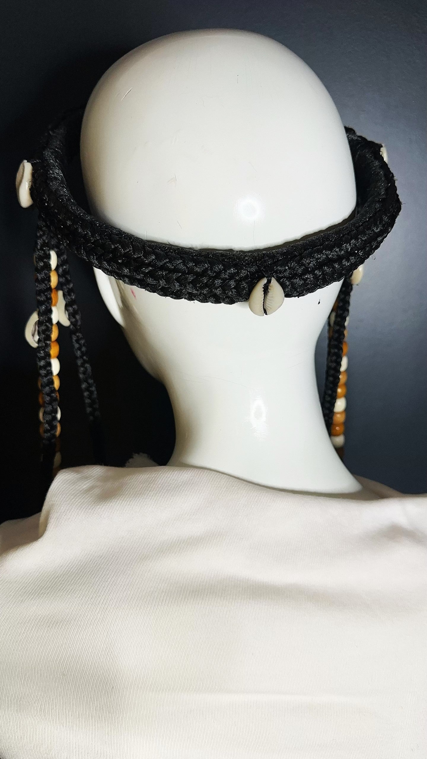 Couronne en tresse reine "Claira - perla"
