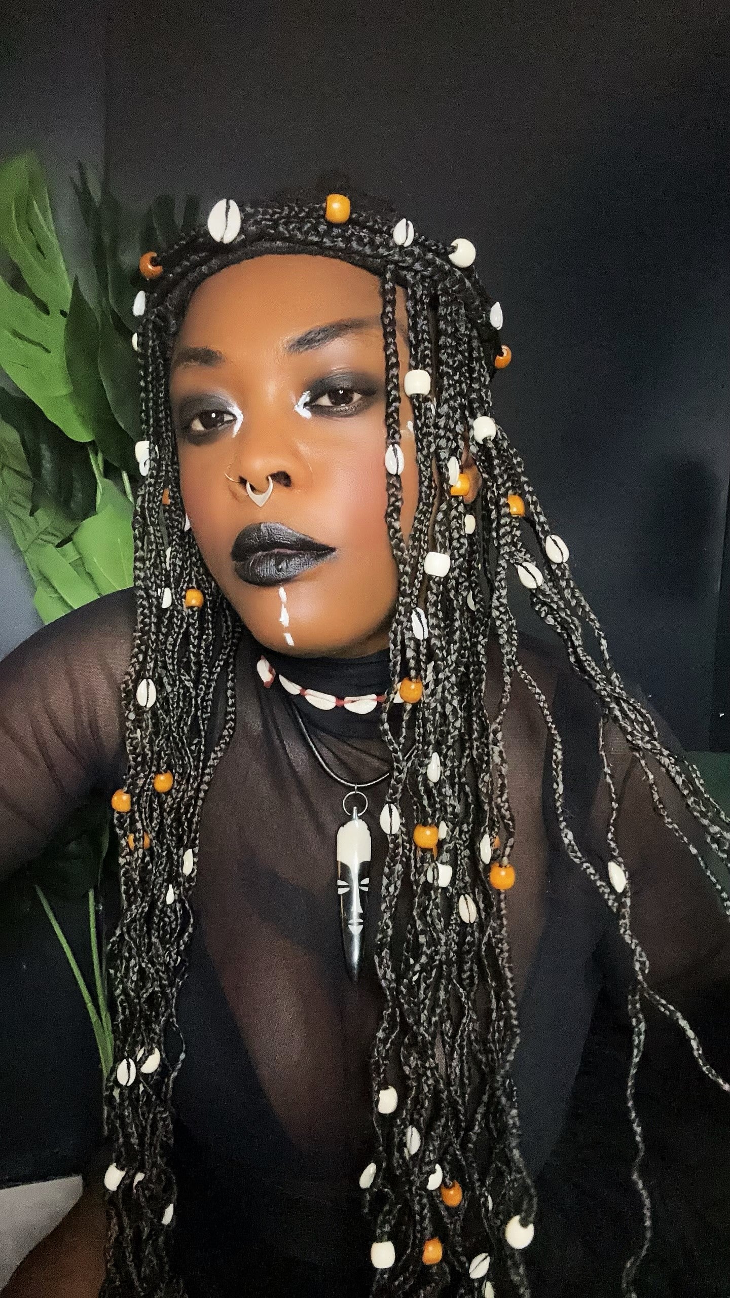 Couronne en tresse reine "MIRA -PERLA "