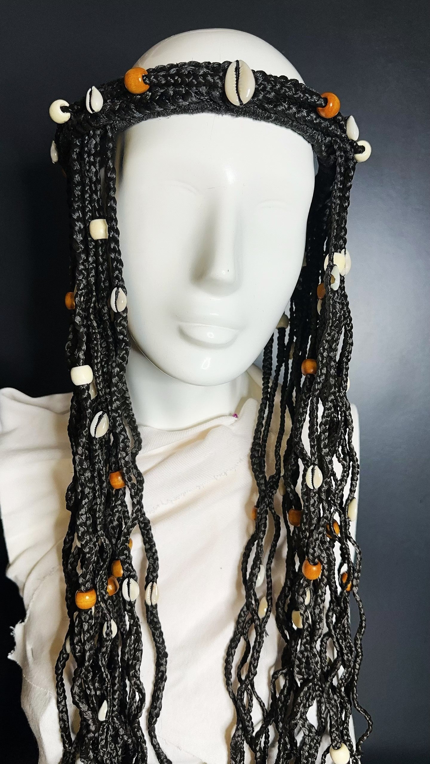 Couronne en tresse reine "MIRA -PERLA "