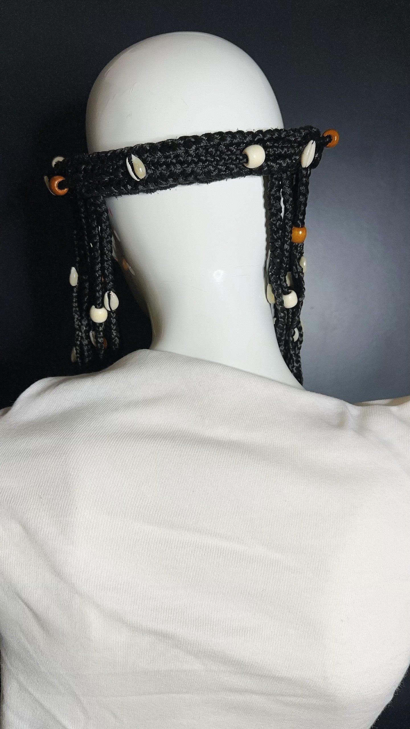Couronne en tresse reine "MIRA -PERLA "