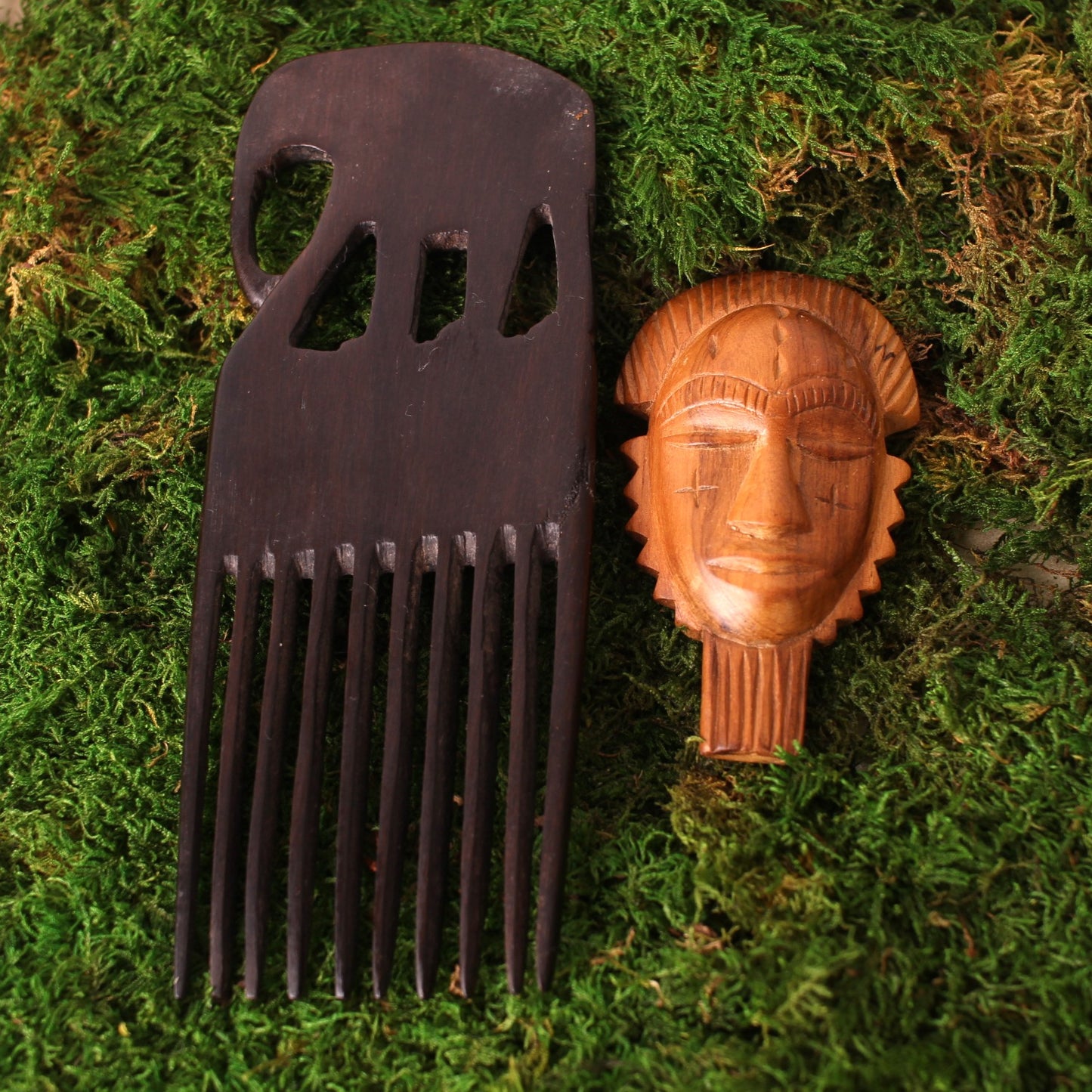 Peigne afro sculpté éléphant
