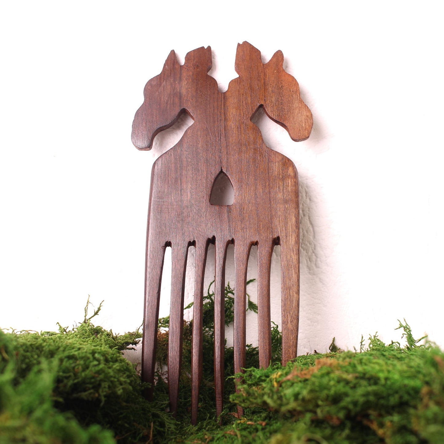 Peigne afro sculpté Girafe