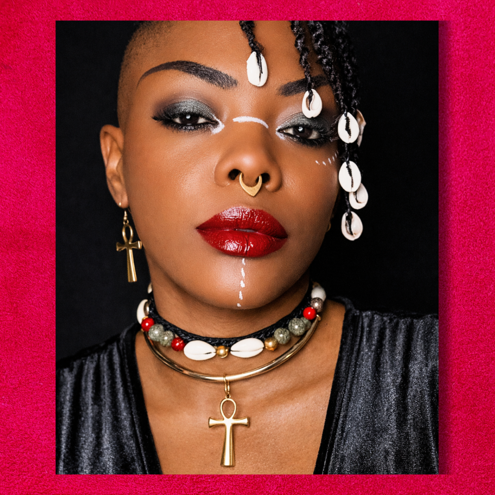 Collier Tressé — Perles de Dragon & Cauris Naturels