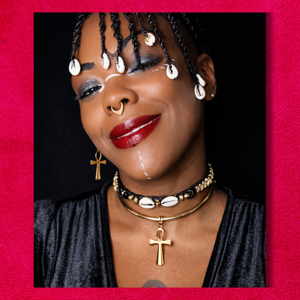 Collier Tressé — Pierres Volcaniques & Cauris