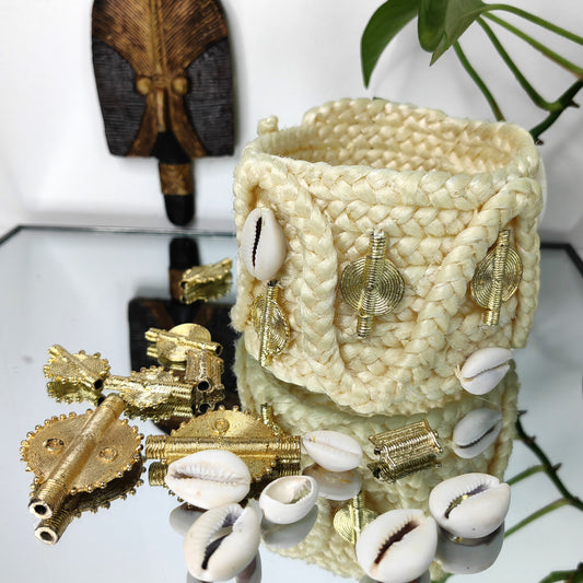 Bracelet pour cheveux en tresse - ROYAL IVOIRE