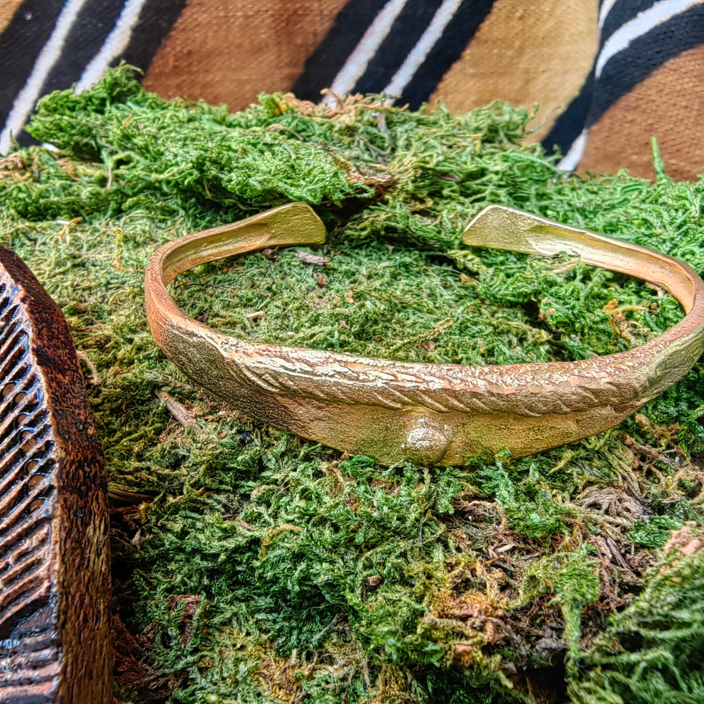 bracelet en laiton (point)