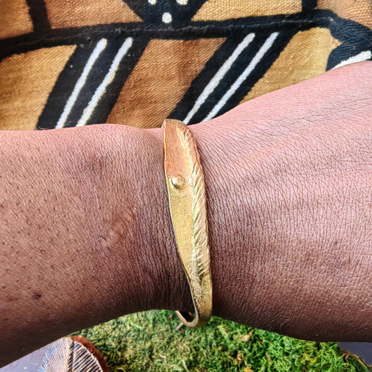 bracelet en laiton (point)