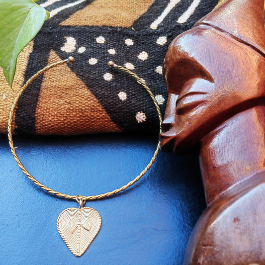 Collier ras de cou - coeur