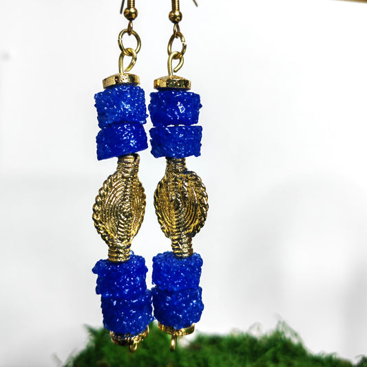 Boucle d'oreille Bleuta "version 2"