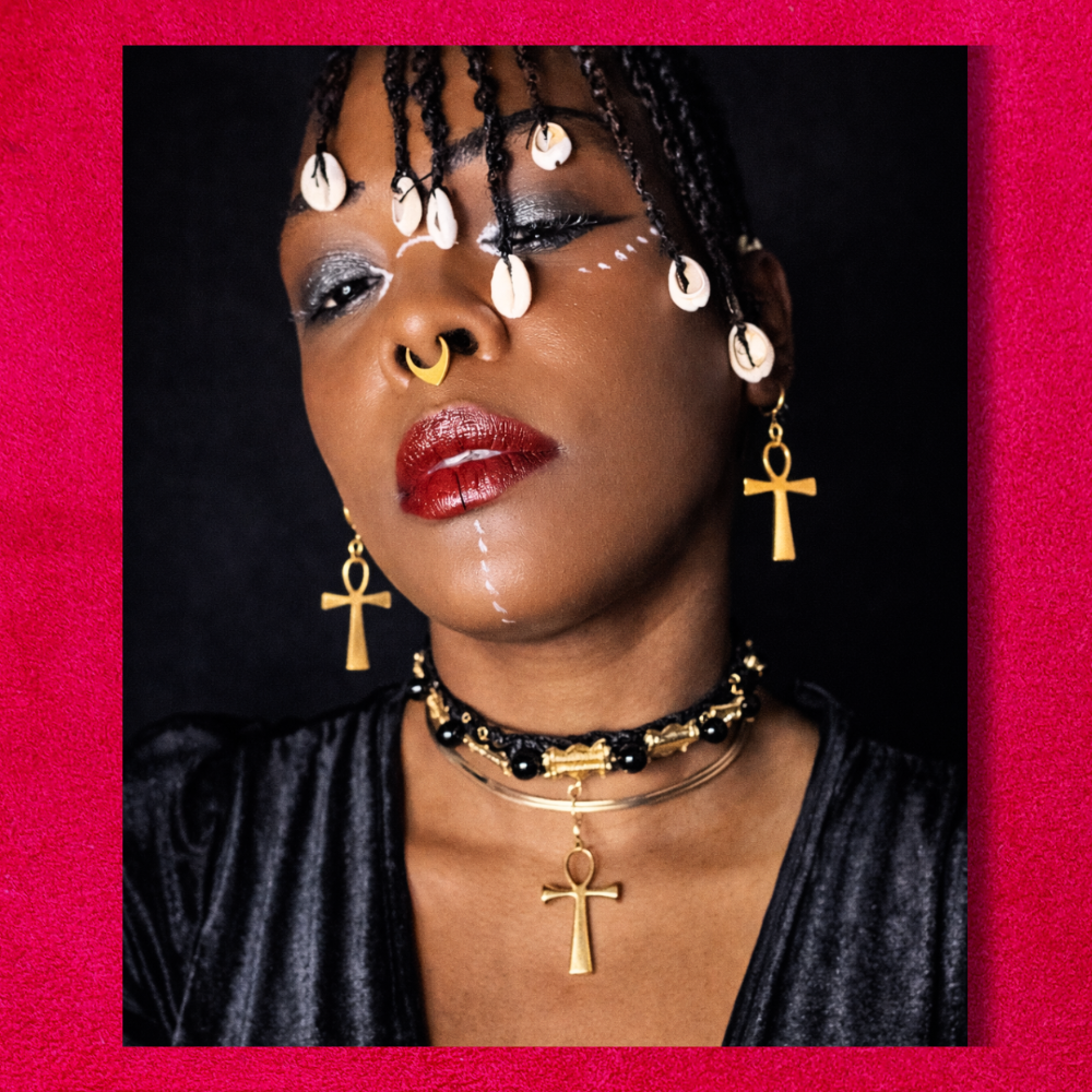 Collier Tressé — Bijoux Akan & Onyx Doré